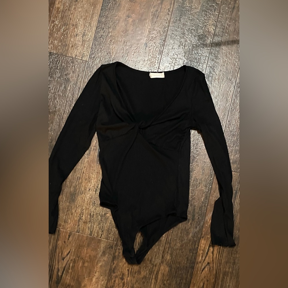 Altant State Elegant Black Long Sleeve Body suit Size Medium
